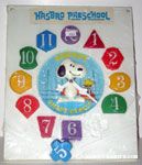 Snoopy as Magician Shape Clock