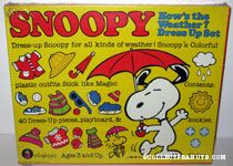 Snoopy How's the Weather Dress Up Colorforms Set 