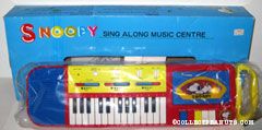 Snoopy Sing-A-Long Music Center Keyboard & Cassette Tape Player