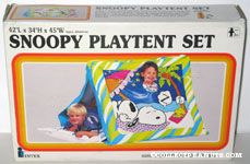 Snoopy & Woodstock sleeping Play Tent