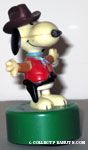Cowboy Snoopy Push Puppet
