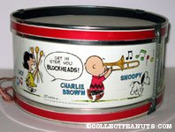 Peanuts Marching Band Tin Drum