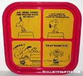 Snoopy & Charlie Brown 'Smak' Comic Metal Tray