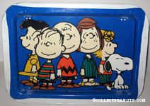 Peanuts Gang standing Metal Lap Tray