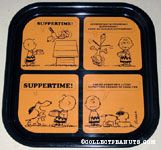Snoopy & Charlie Brown Suppertime Tray