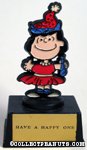 Lucy in party outfit 'Have a Happy one' Trophy