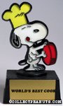 Snoopy chef 'World's Best Cook' Trophy