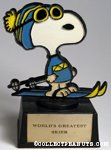Snoopy skier 'World's Greatest Skier' Trophy