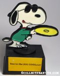 Joe Cool throwing frisbee 'You're the Joe Coolest' Trophy