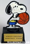 Snoopy 'World's Greatest Basketball player' Trophy
