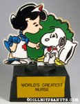 Snoopy & Lucy 'World's Greatest Nurse' Trophy