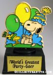 Snoopy & Woodstock 'World's Greatest Party-Goer' Trophy
