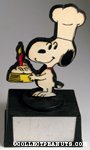 Snoopy with cake  Trophy