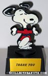 Snoopy dancing 'Thank You' Trophy