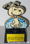 Snoopy dancing 'This is a difficult time, I'm going through life' Trophy