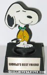 Snoopy wearing yellow suit 'World's Best Friend' Trophy