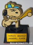 Snoopy 'World's Greatest Baseball Player' Trophy