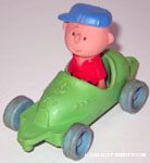Charlie Brown in Green Car