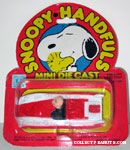 Charlie Brown in Red and White Sportscar