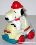Snoopy Push N Pull Car