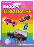 Snoopy in Black & Red Race Car Turbo Racer