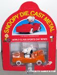 Snoopy in Orange Car