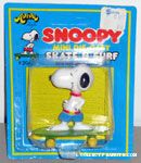 Snoopy wearing shorts Skate N' Surf skateboard