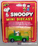 Snoopy in Green Truck