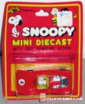 Snoopy in Red Race Car