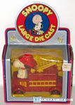 Snoopy driving Fire Engine - large figure