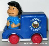 Lucy in Snoopy's Ice Cream Truck