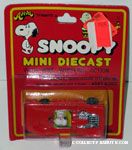 Snoopy in Red Race Car