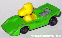 Woodstock in Green Race Car