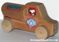Snoopy's Milk Truck Wooden Car