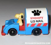 Snoopy in Mail truck
