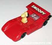 Snoopy in Red Race Car