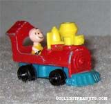 Charlie Brown in Train Engine
