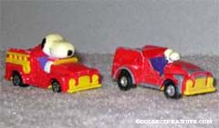 Snoopy in Fire Engine