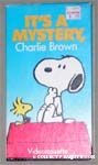 It's a Mystery, Charlie Brown VHS Video