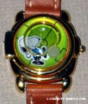 Snoopy playing Soccer water globe cover