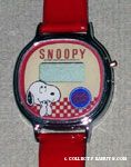Snoopy Laughing on checkered background