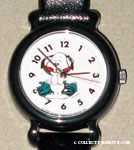 Snoopy eating watermelon