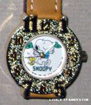 Snoopy cheerleader with Woodstock Watch