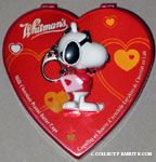 Joe Cool holding card Valentine's Keychain & Chocolate Container