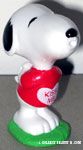 Snoopy puckering his lip Valentine's PVC Figurine