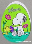 Snoopy & Woodstock smelling flowers Egg-Shaped Chocolate Box