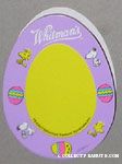 Snoopy & Woodstock Purple & Yellow Easter Figure Egg-Shaped Chocolate Box