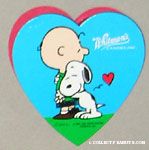 Snoopy hugging Charlie Brown Heart-shaped Valentine's Chocolate Box
