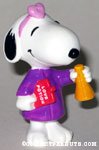 Scientist Snoopy holding beaker and love potion PVC Figurine