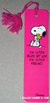 Snoopy hugging Woodstock Bookmark